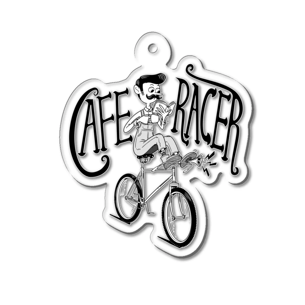 nidan-illustrationの"CAFE RACER" アクリルキーホルダー