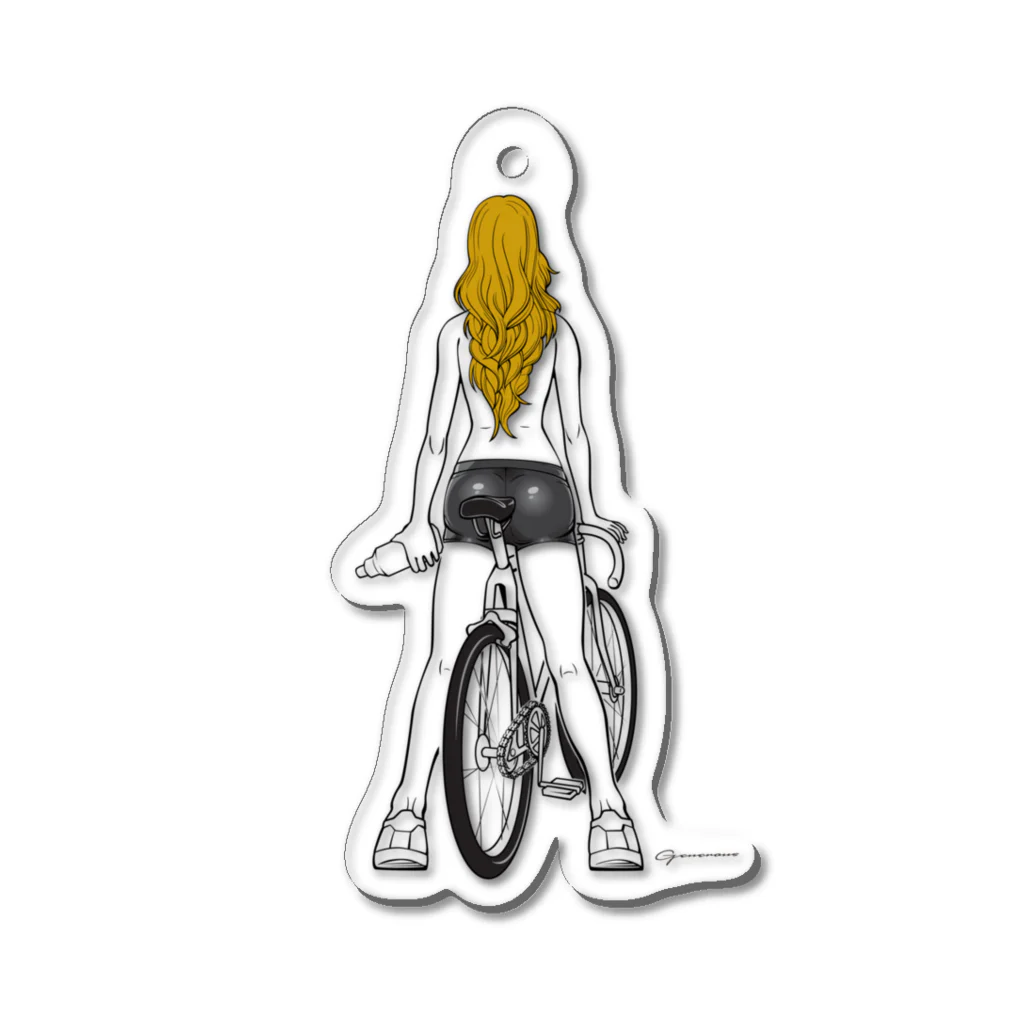 Generousのfixed bike Acrylic Key Chain