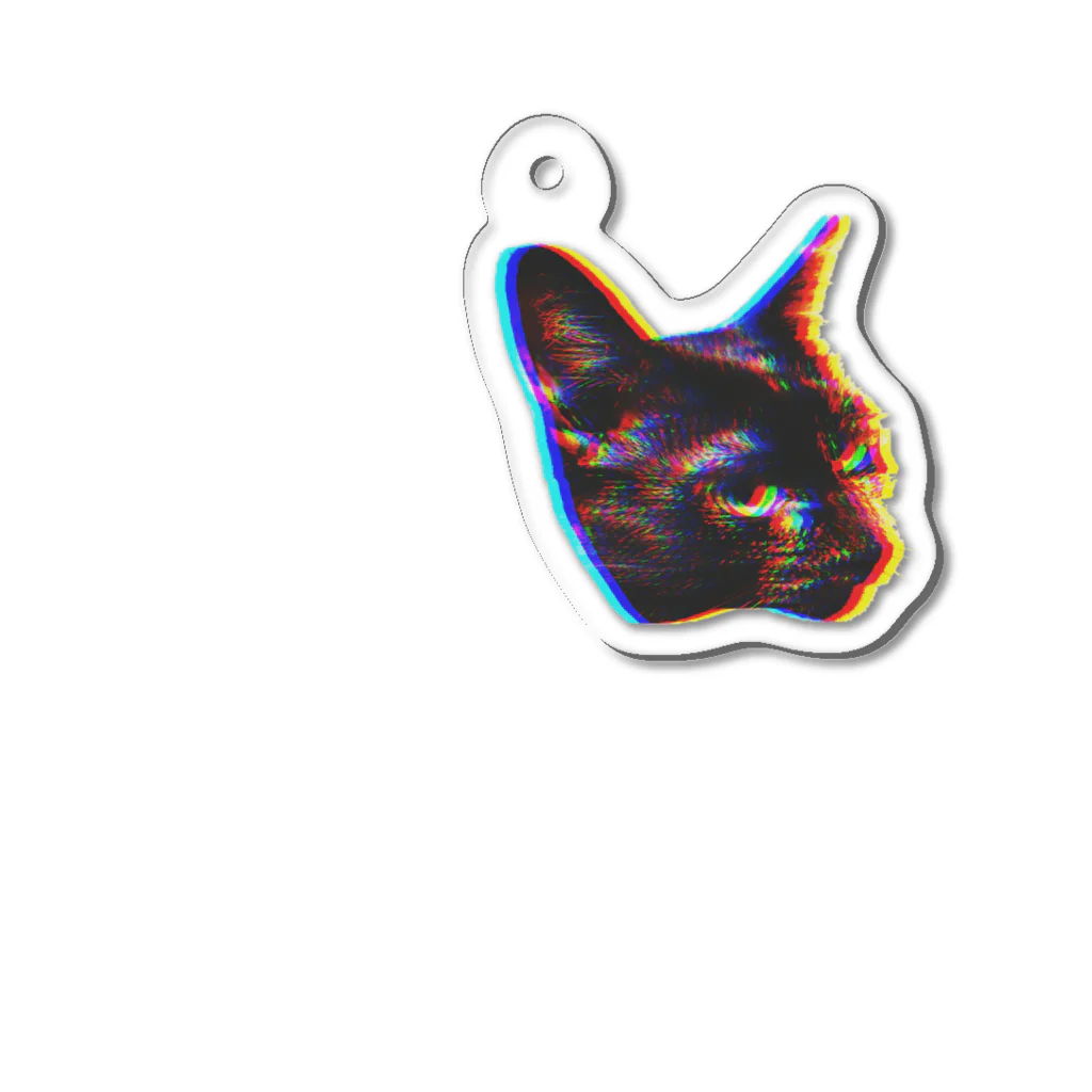 彩之助のサビ猫のわさび Acrylic Key Chain