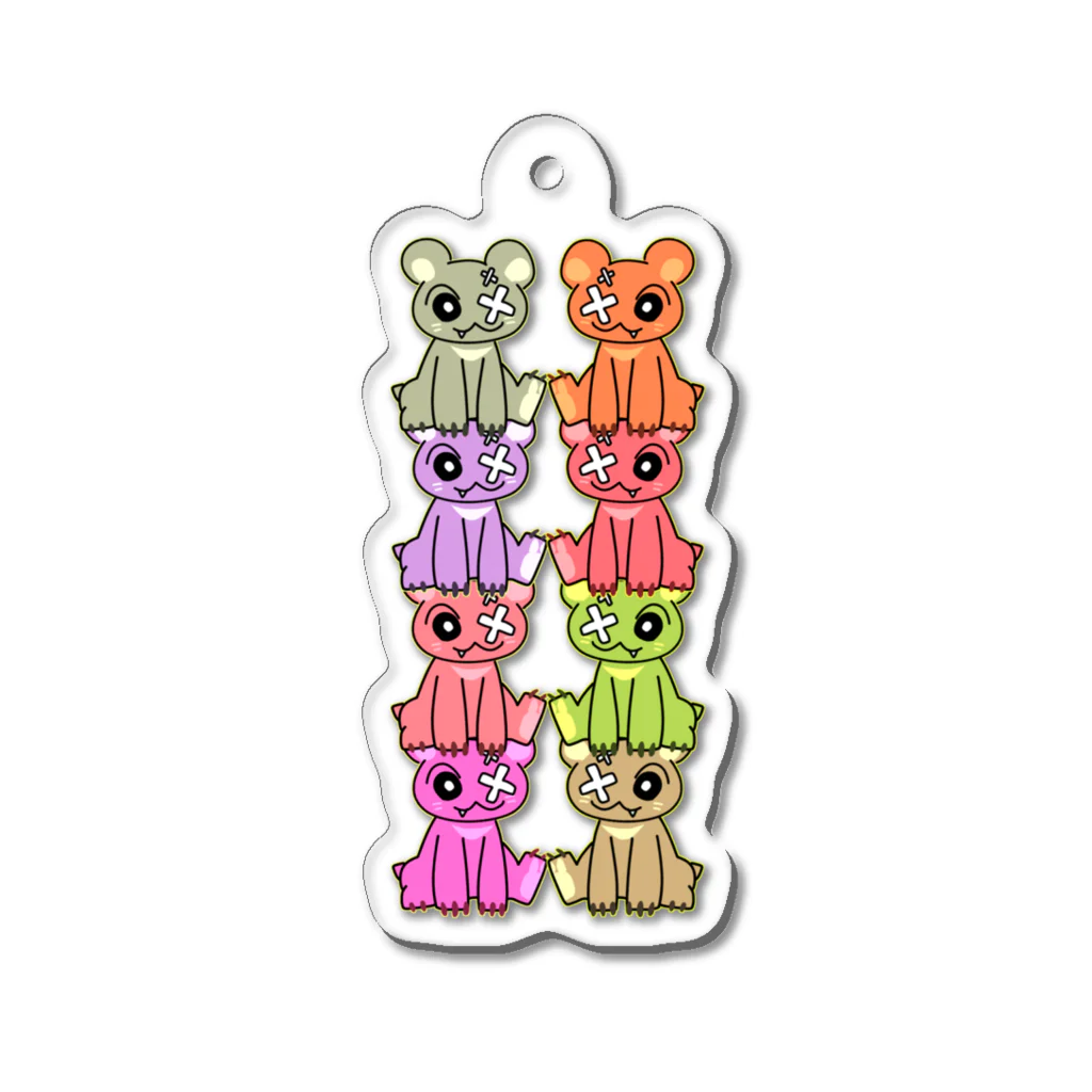 Doggerelのつみつみつみくま🧸 Acrylic Key Chain