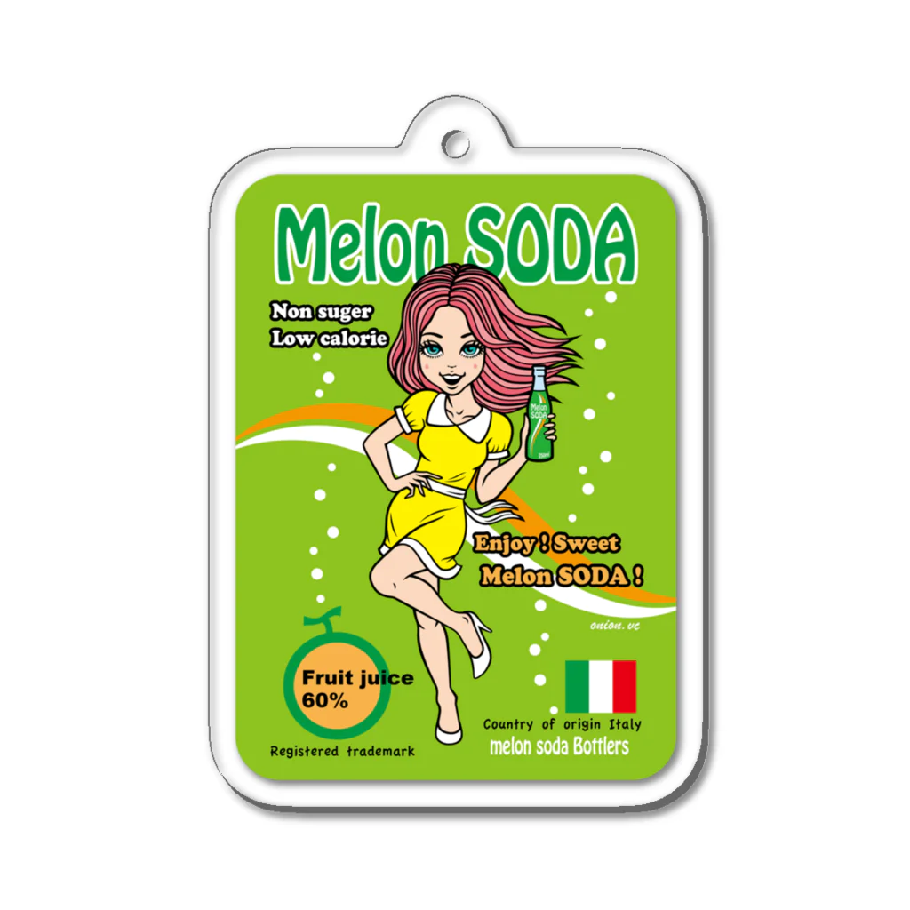 onion.vcのMelon SODA Acrylic Key Chain