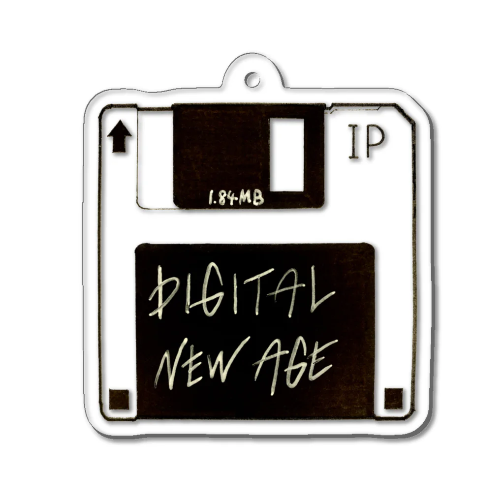 イワシペンのDIGITAL NEW AGE(カラーver.) Acrylic Key Chain