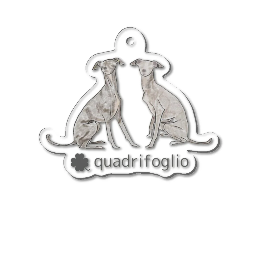 QUADRIFOGLIOのQUADRIFOGLIO アクリルキーホルダー