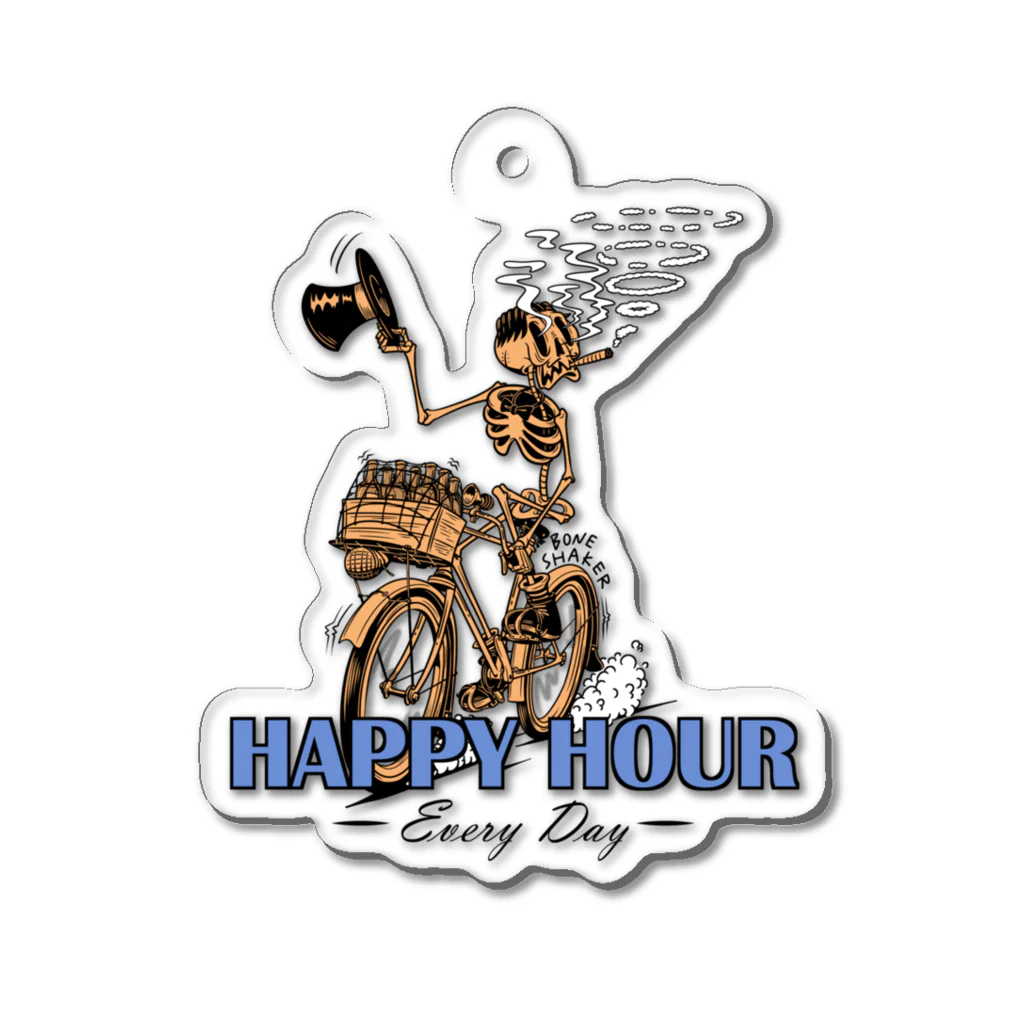 nidan-illustrationの"HAPPY HOUR"(clr) #1 アクリルキーホルダー