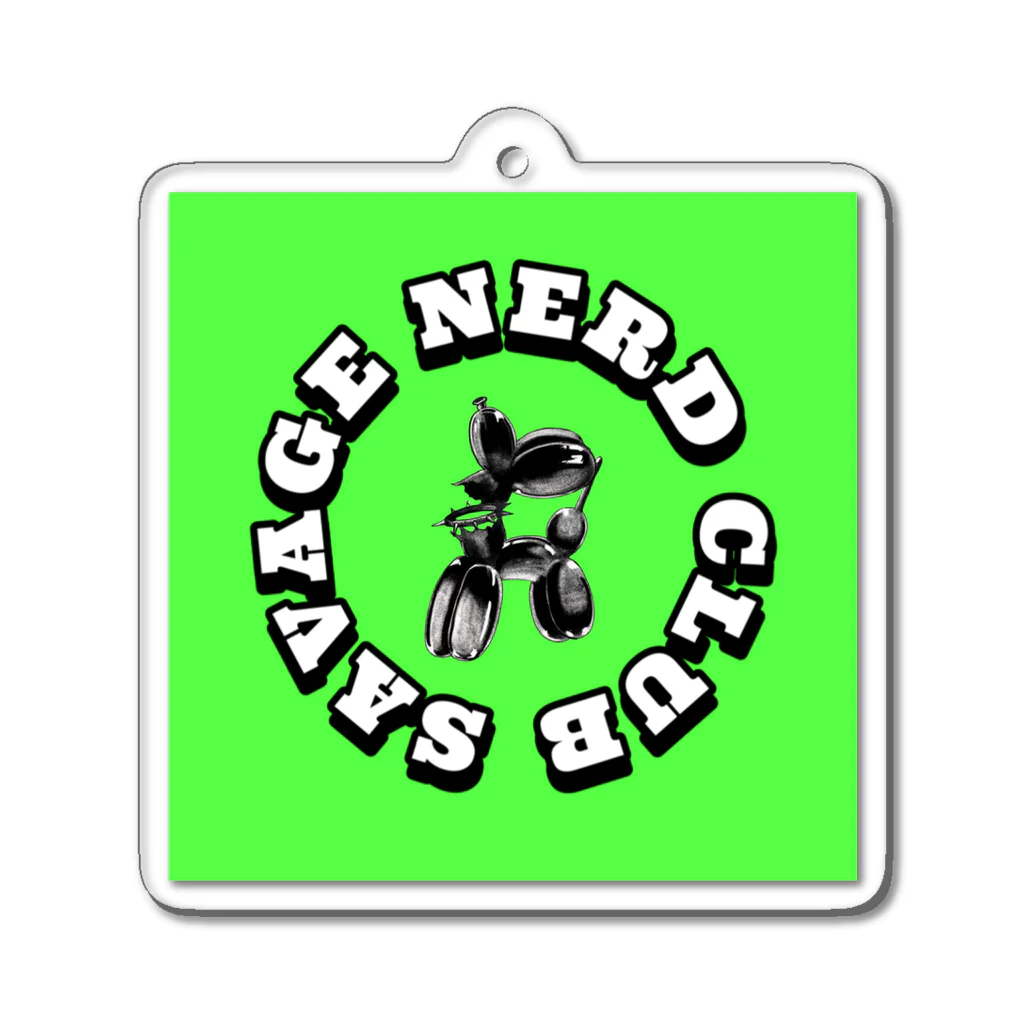 マスラオのSAVAGE NERD CLUB Acrylic Key Chain