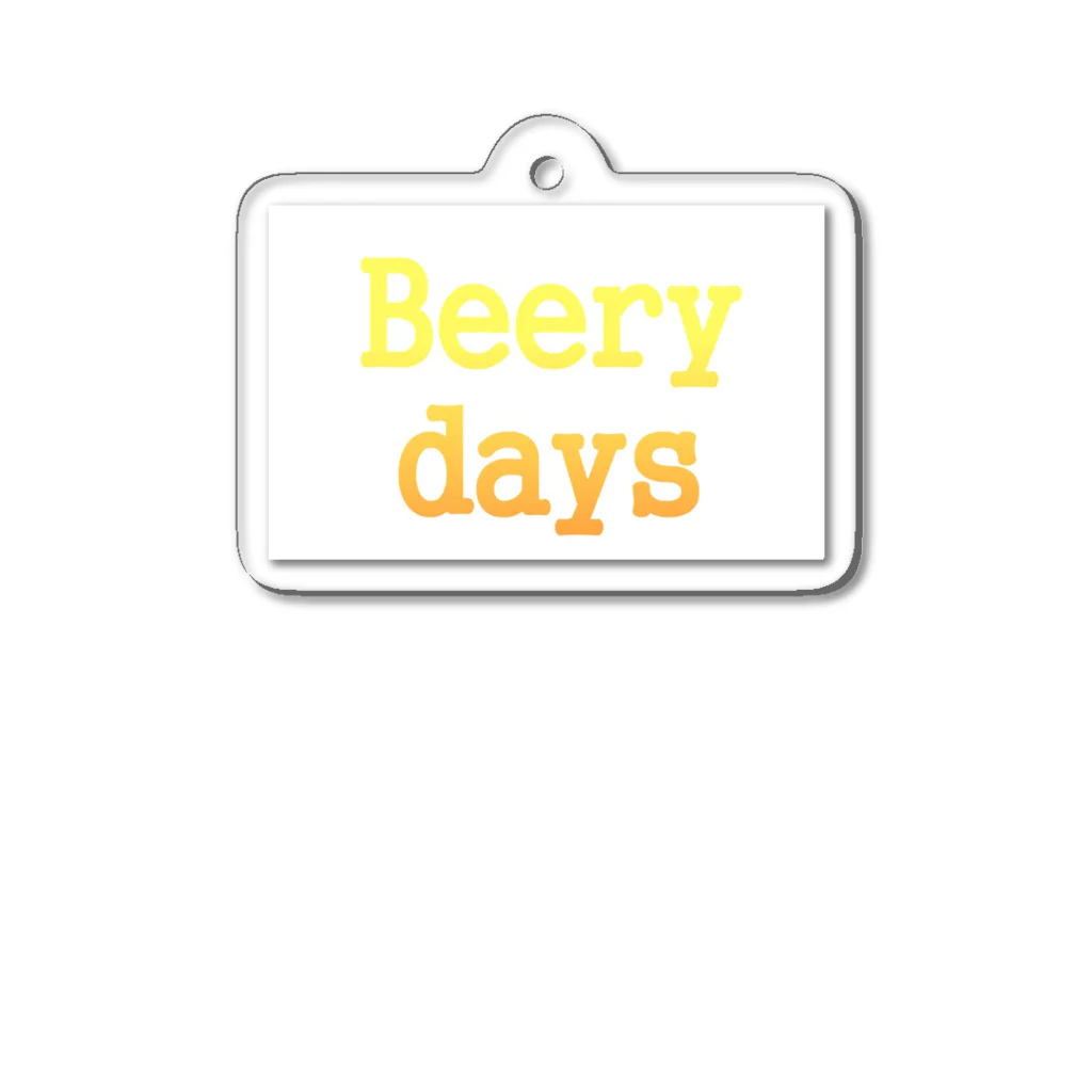 空想ロゴのBeery days アクリルキーホルダー