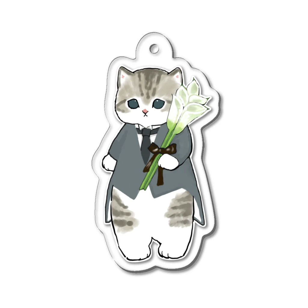 mofusandの花婿にゃん Acrylic Key Chain