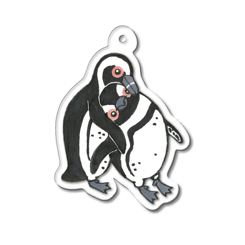 penguininkoのスキスキ😍しちゃうケープペンギン🐧 Acrylic Key Chain