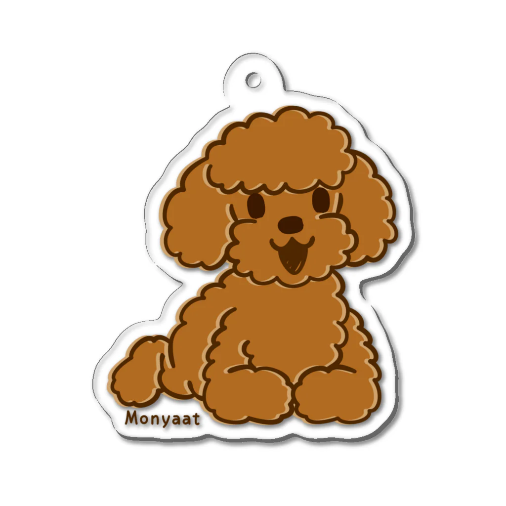 イラスト MONYAAT のCT170 Toypoo ＆Pome*A*st02 Acrylic Key Chain