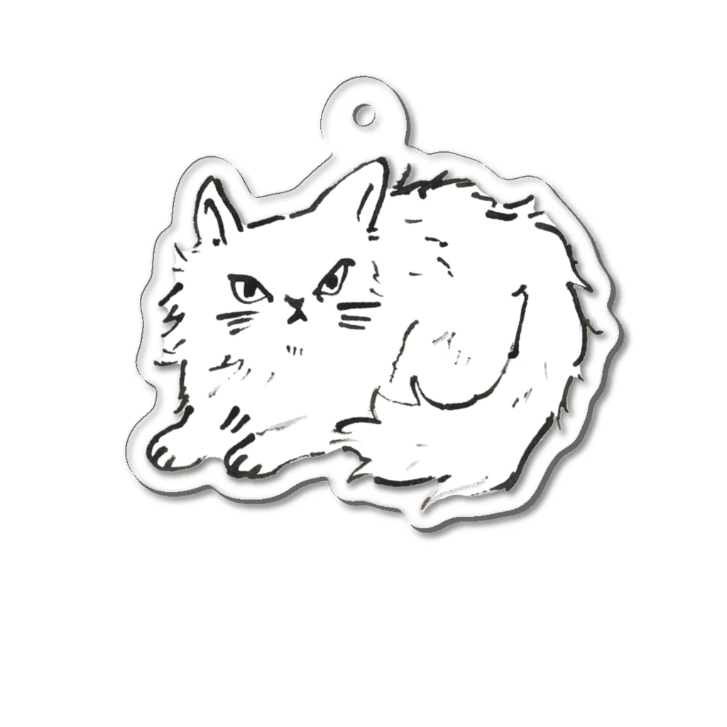 monoのペルシャ猫 Acrylic Key Chain