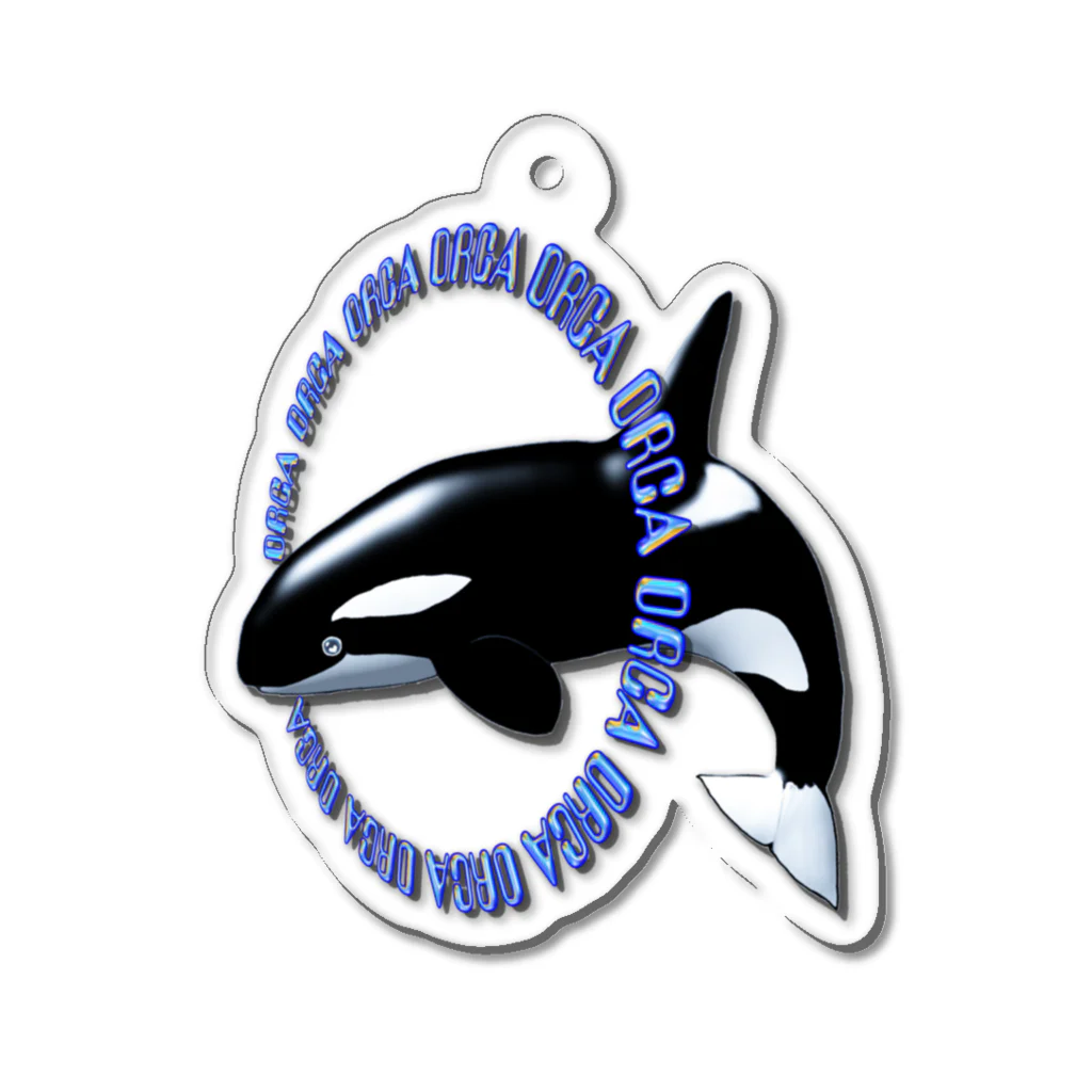 LalaHangeulのORCA シャチ Acrylic Key Chain