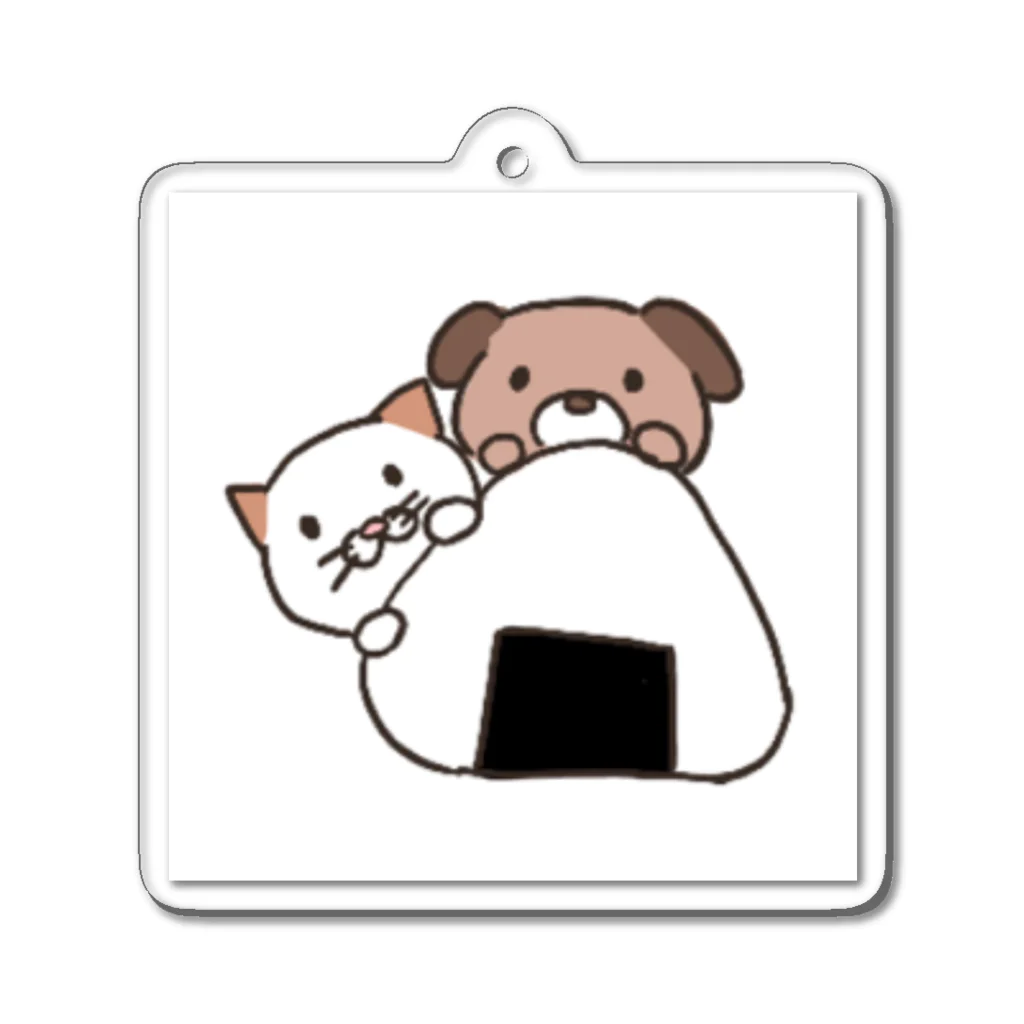 Meowのおにぎり Acrylic Key Chain