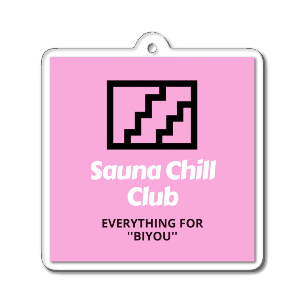 Sauna Chill ClubのSauna Chill Club BIYOU Acrylic Key Chain