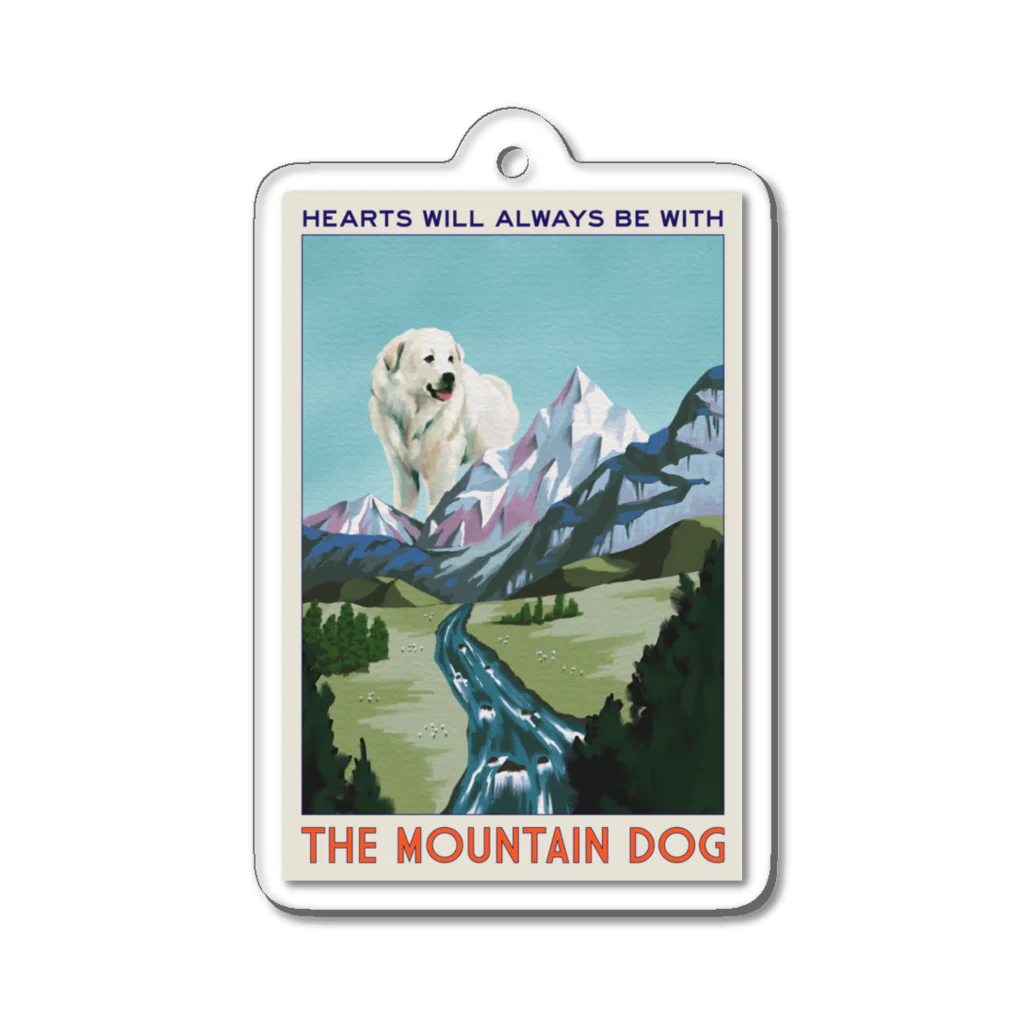 OOKIIINUのTHE MOUNTAIN DOG Acrylic Key Chain