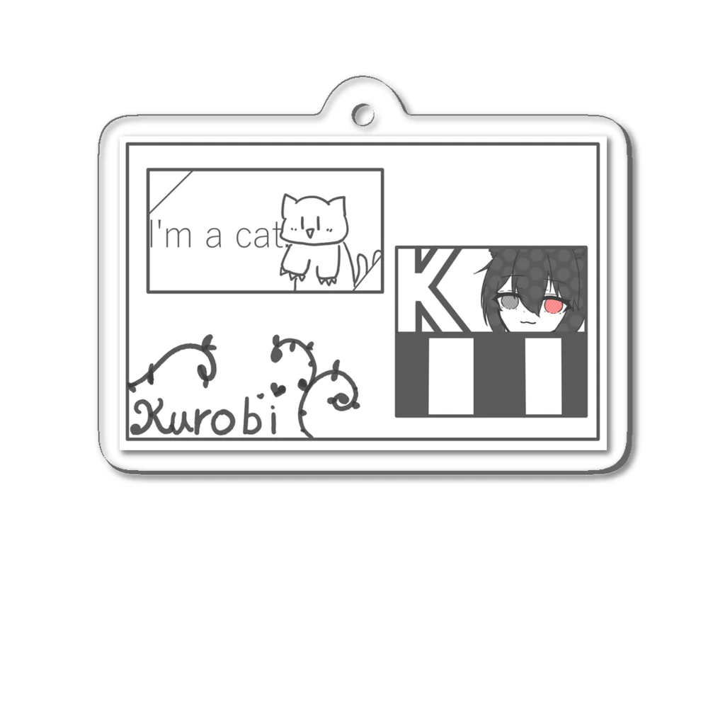 ✞猫姫 黒火✞🐱 の猫姫黒火アイデアグッズ Acrylic Key Chain