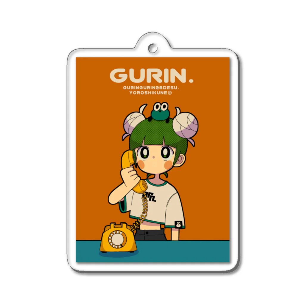 Gurin.のTEL! アクリルキーホルダー