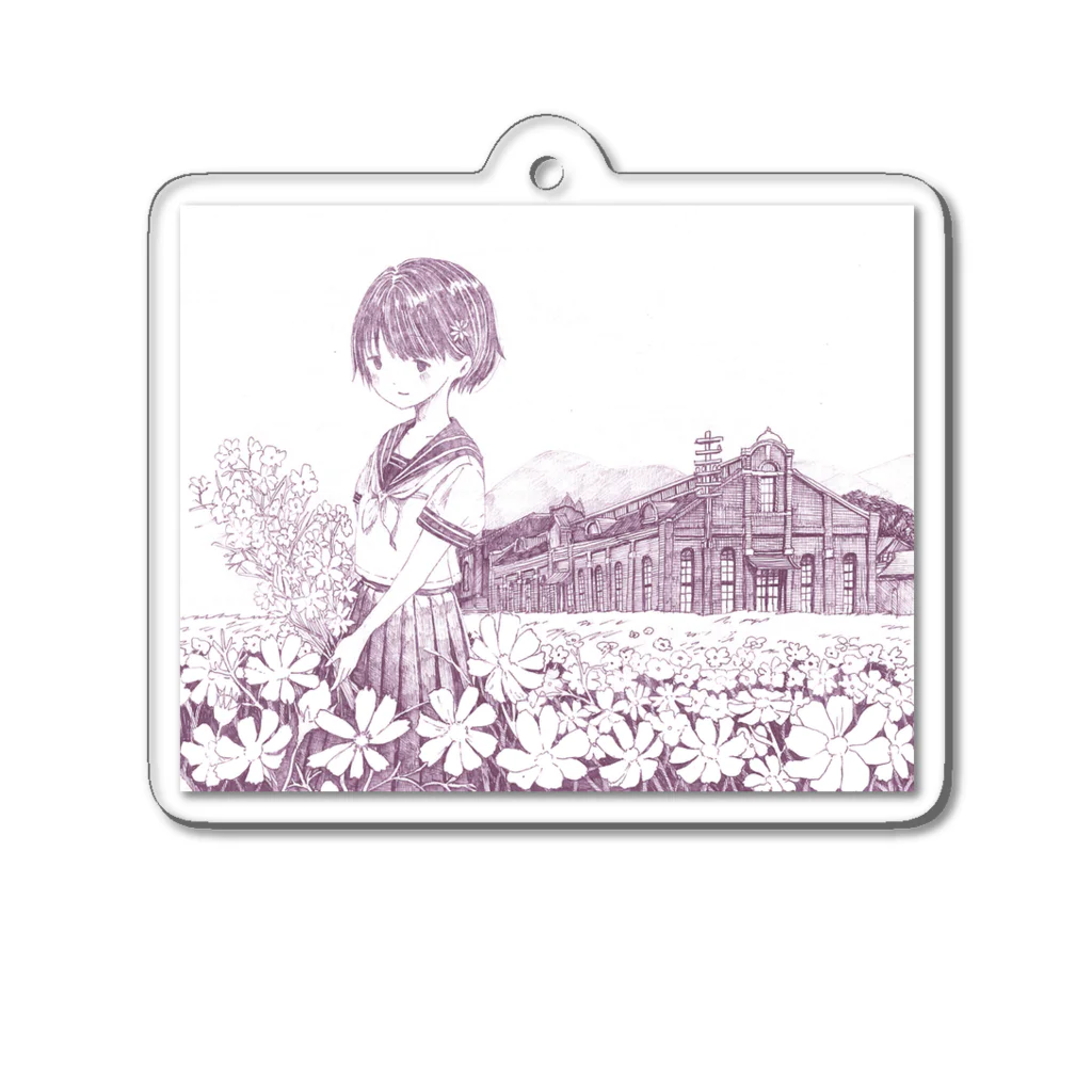 新商品PTオリジナルショップの丸山変電所 Acrylic Key Chain