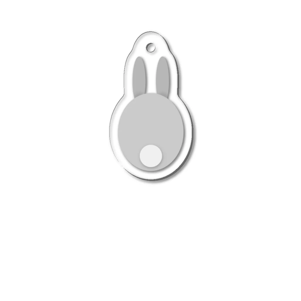 rabbiのうざぎのテール - rabbit tail Acrylic Key Chain