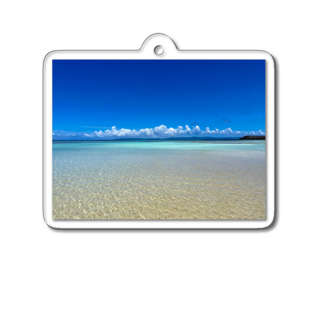 mizuphoto galleryのBreathing blue Acrylic Key Chain