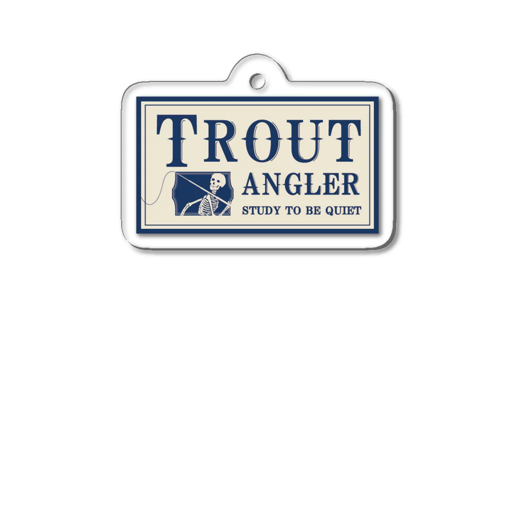 渓流釣り倶楽部のTROUT ANGLER アクリルキーホルダー