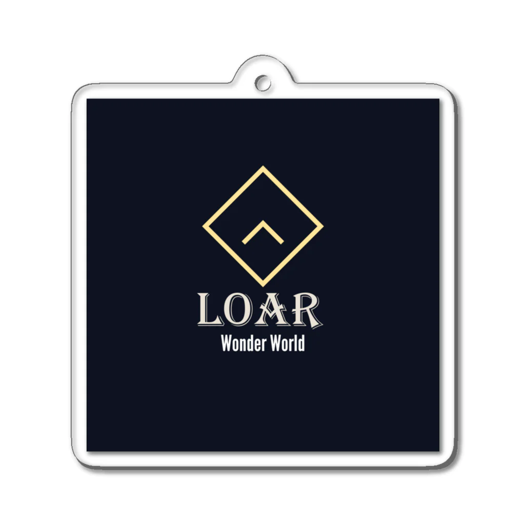 -LOAR- : 夜霧のLOARロゴ Acrylic Key Chain