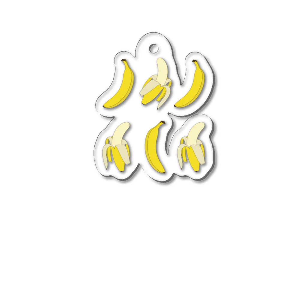 rabbiの【 II 】 バナナ - banana Acrylic Key Chain