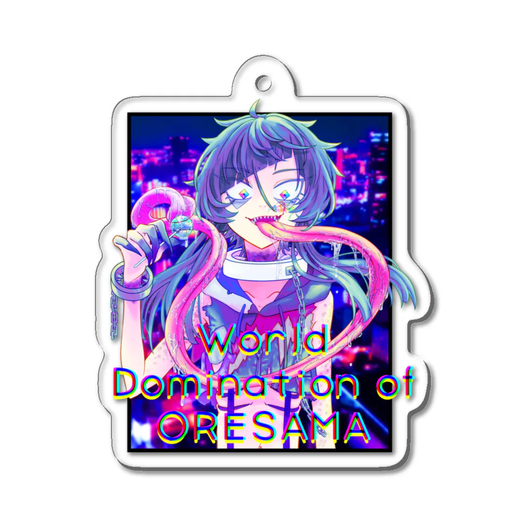 支配者様に投げ銭ショッッップの2nd Anniversary［A］ Acrylic Key Chain