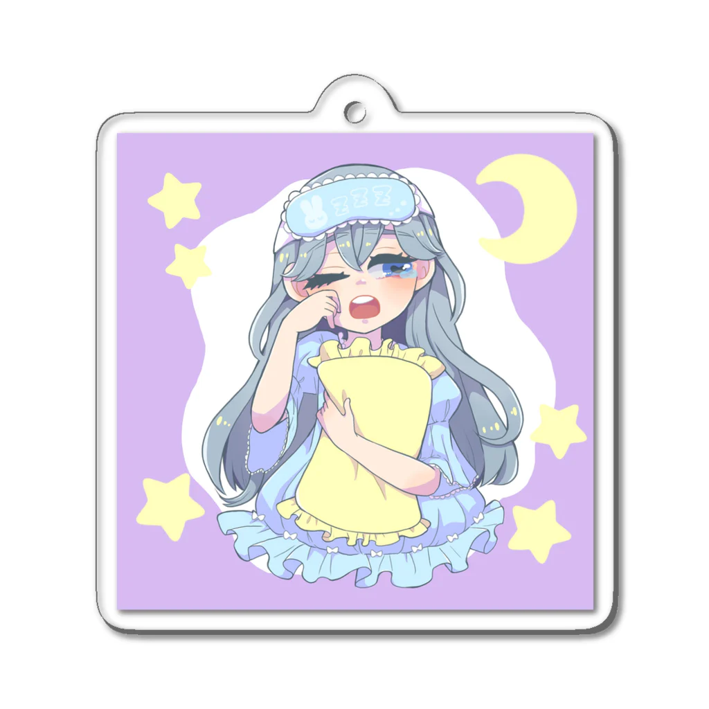 ここあのねむい Acrylic Key Chain