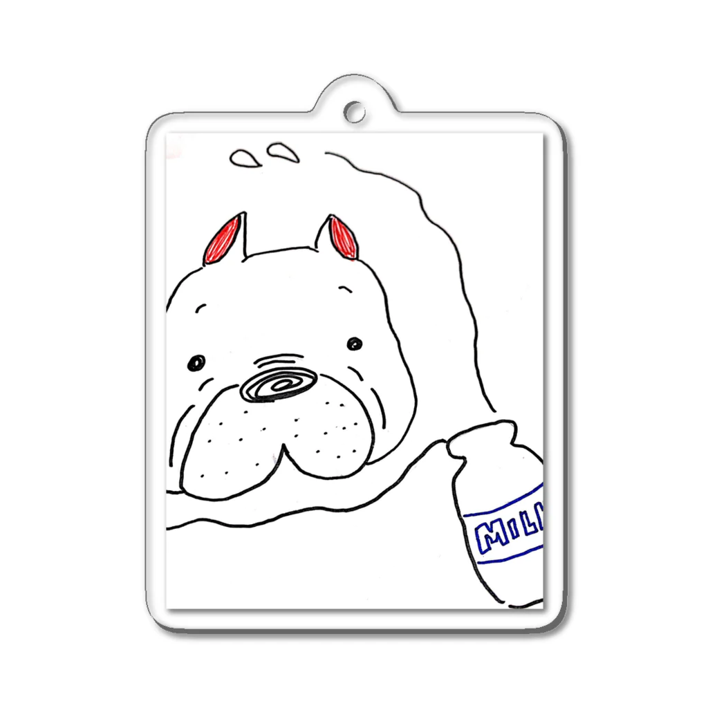 full-の犬さま Acrylic Key Chain