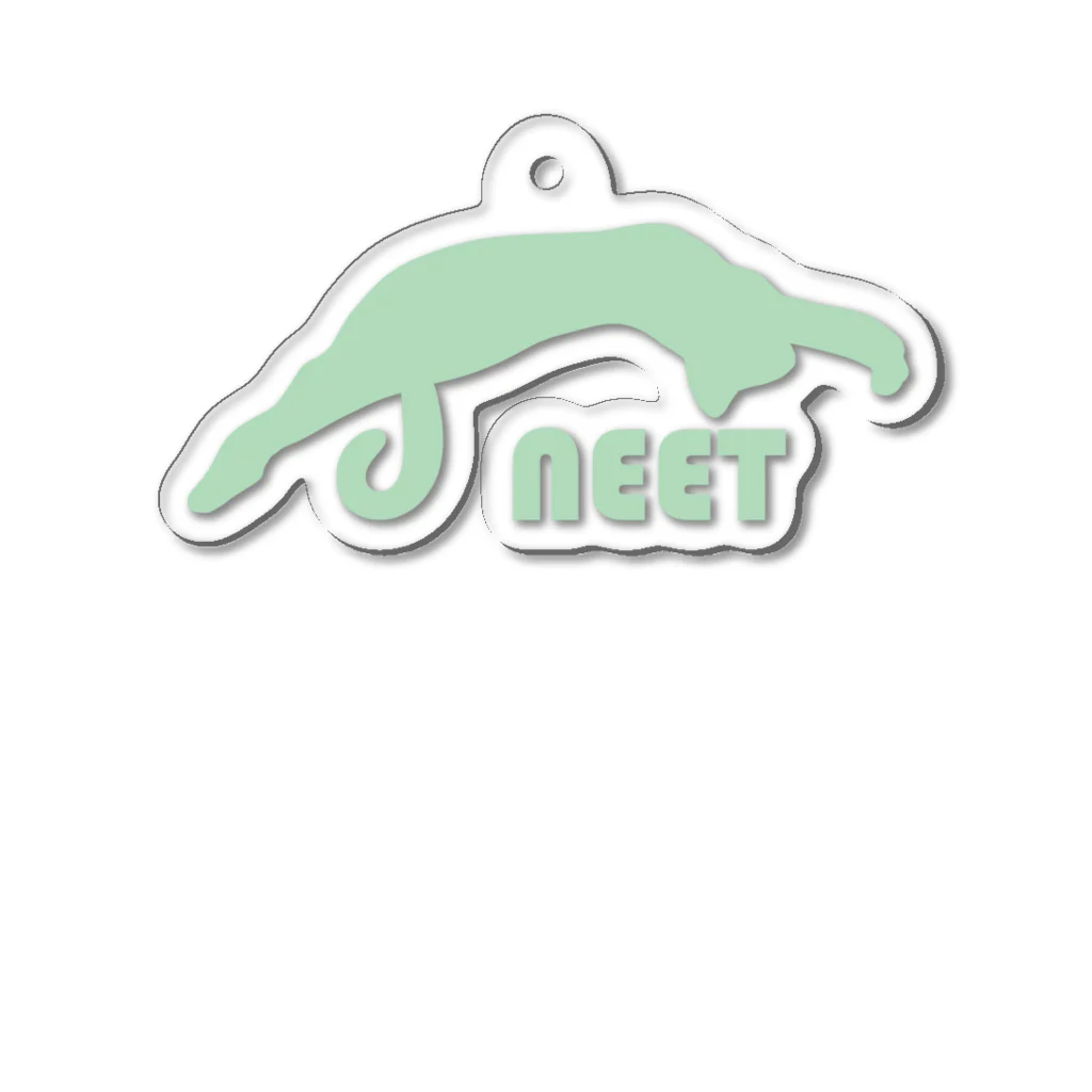 涼葉しょこら💚🍨ちょこみんと好きのNEETにゃん Acrylic Key Chain