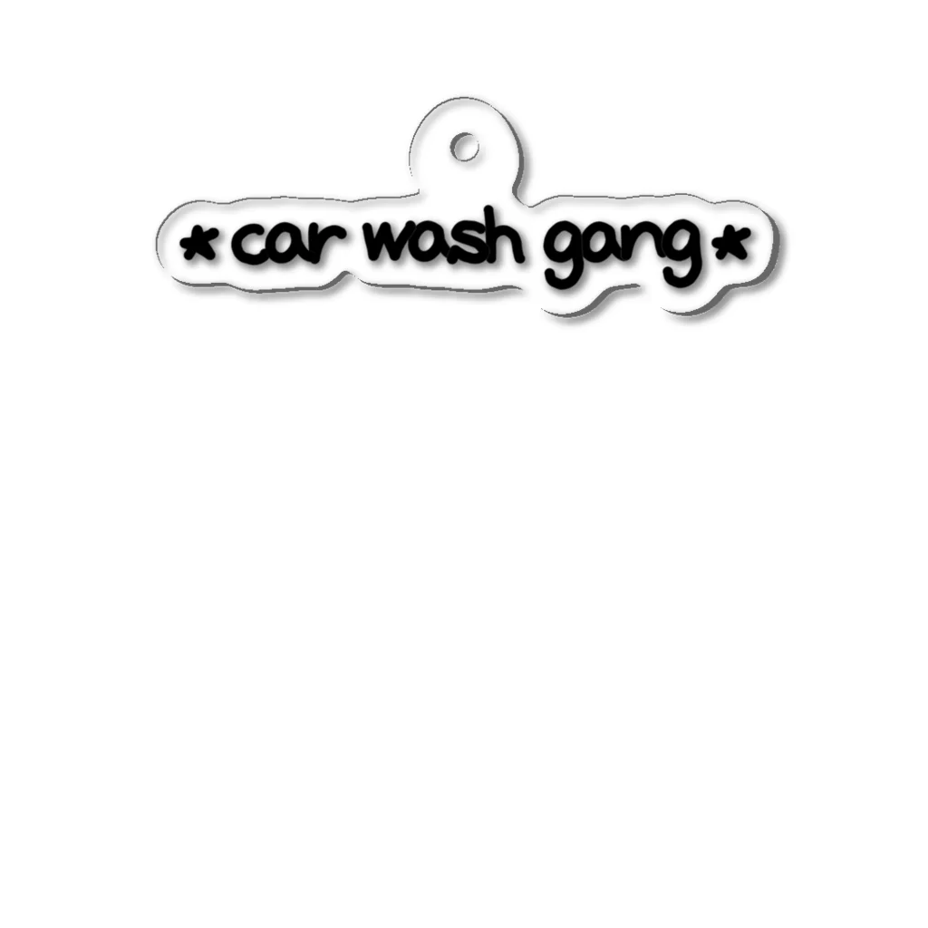 car wash gang SUZURI店のTAGB アクリルキーホルダー