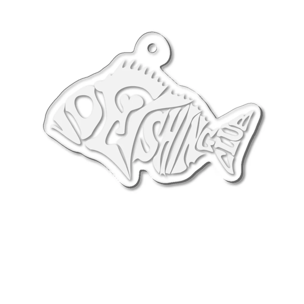 黎明珈琲専売所のVD FISHING CLUB シロタイラバー Acrylic Key Chain