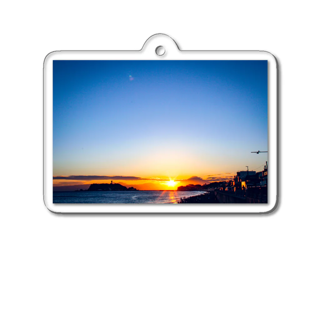 サニーデイ.1dayのSunset湘南（七里ヶ浜） Acrylic Key Chain