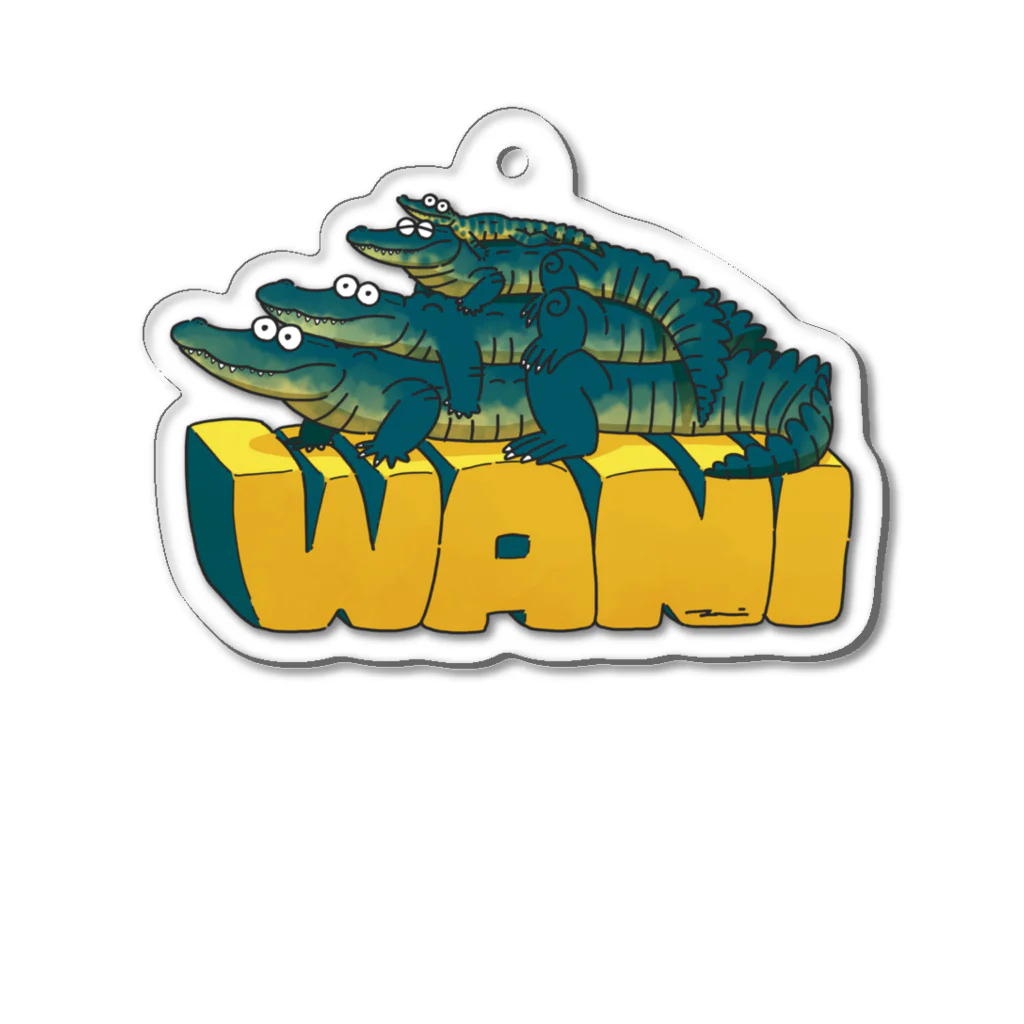 あめみやのWANIワニ Acrylic Key Chain