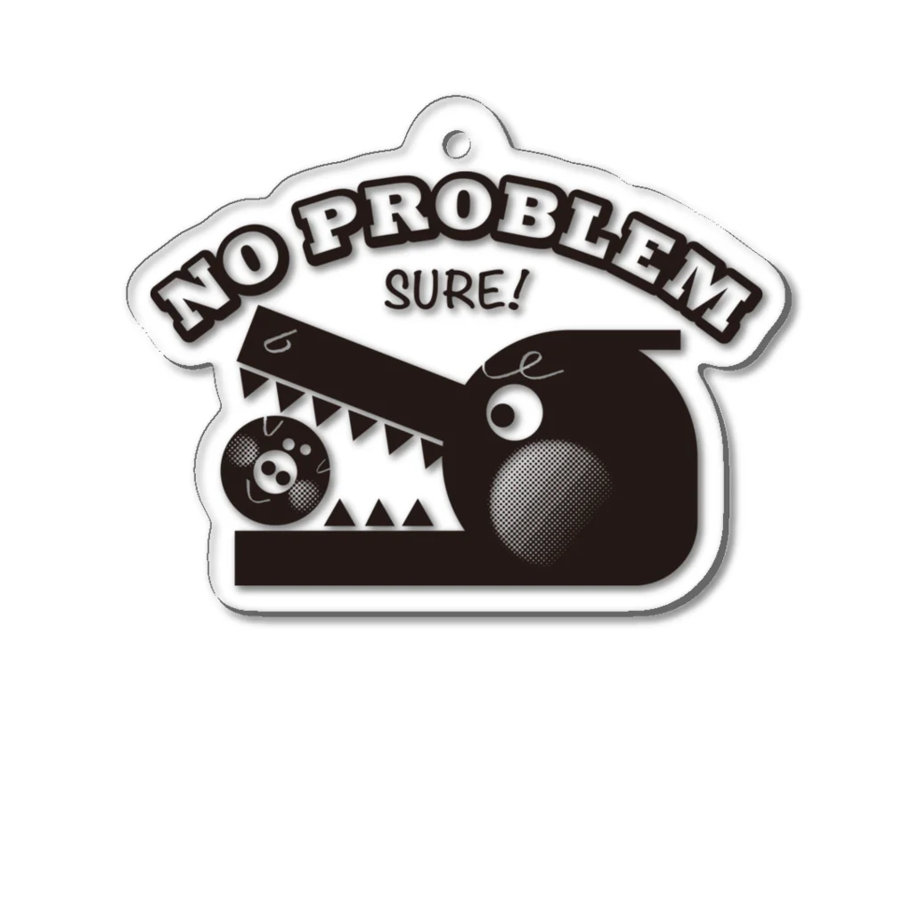 SESTA SHOPのNO PROBLEM Acrylic Key Chain