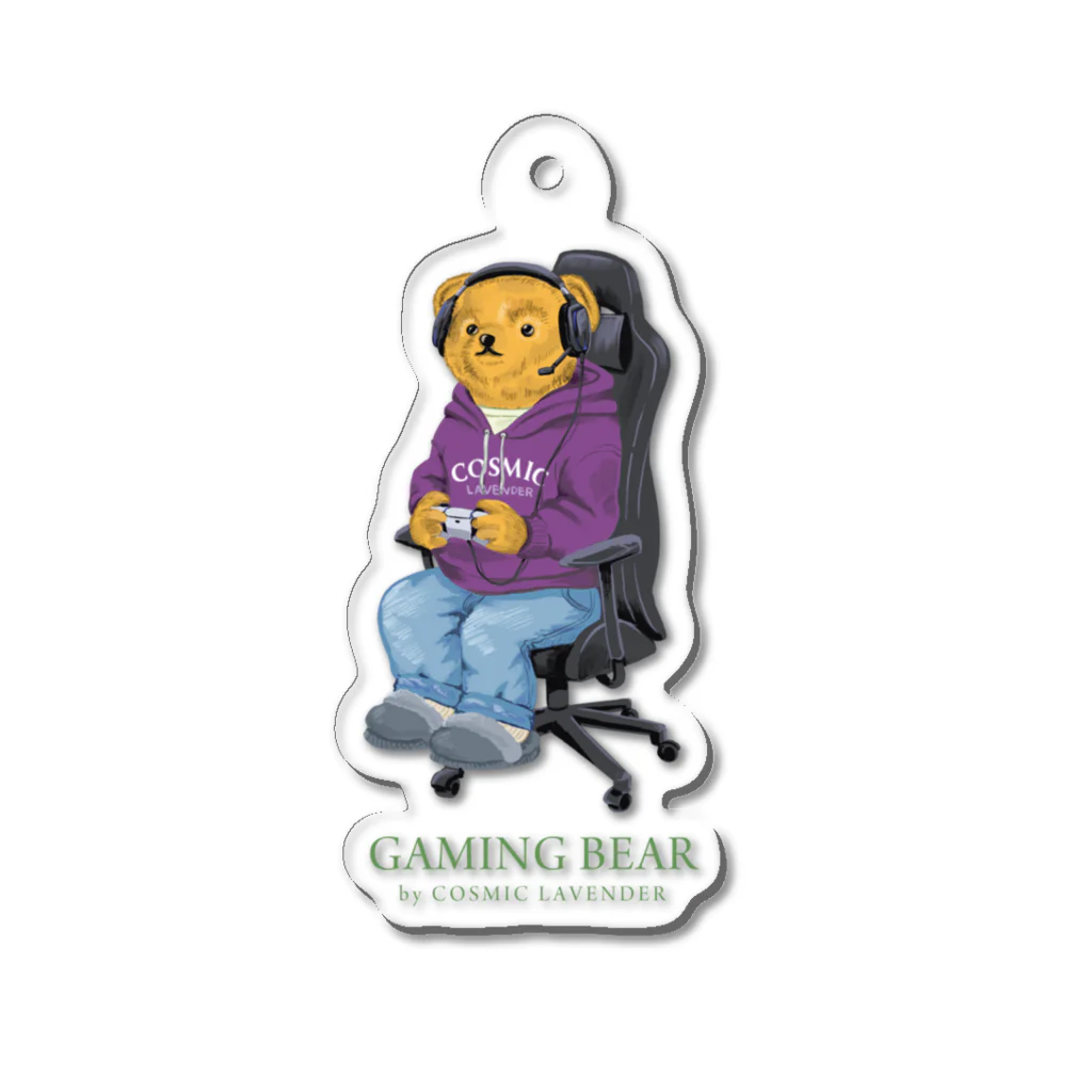 9s9のGaming Bear　ゲーミングくまちゃん アクリルキーホルダー