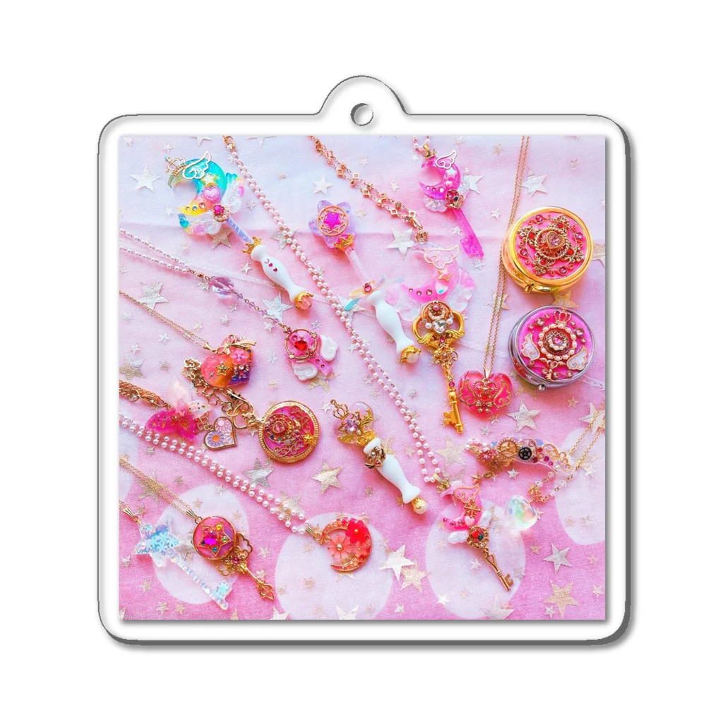 Sachineticなアクリルキーホルダー屋さんのSachinetic まじかる♡ピンク アクリルキーホルダー