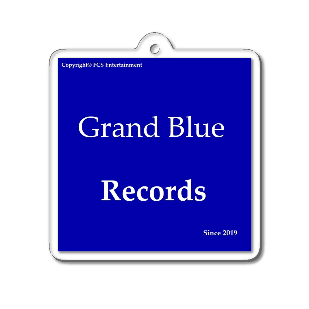 FCS EntertainmentのGrand Blue Records Acrylic Key Chain