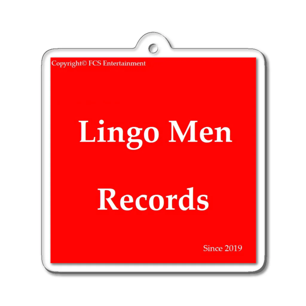 FCS EntertainmentのLingo Men Records etc Acrylic Key Chain