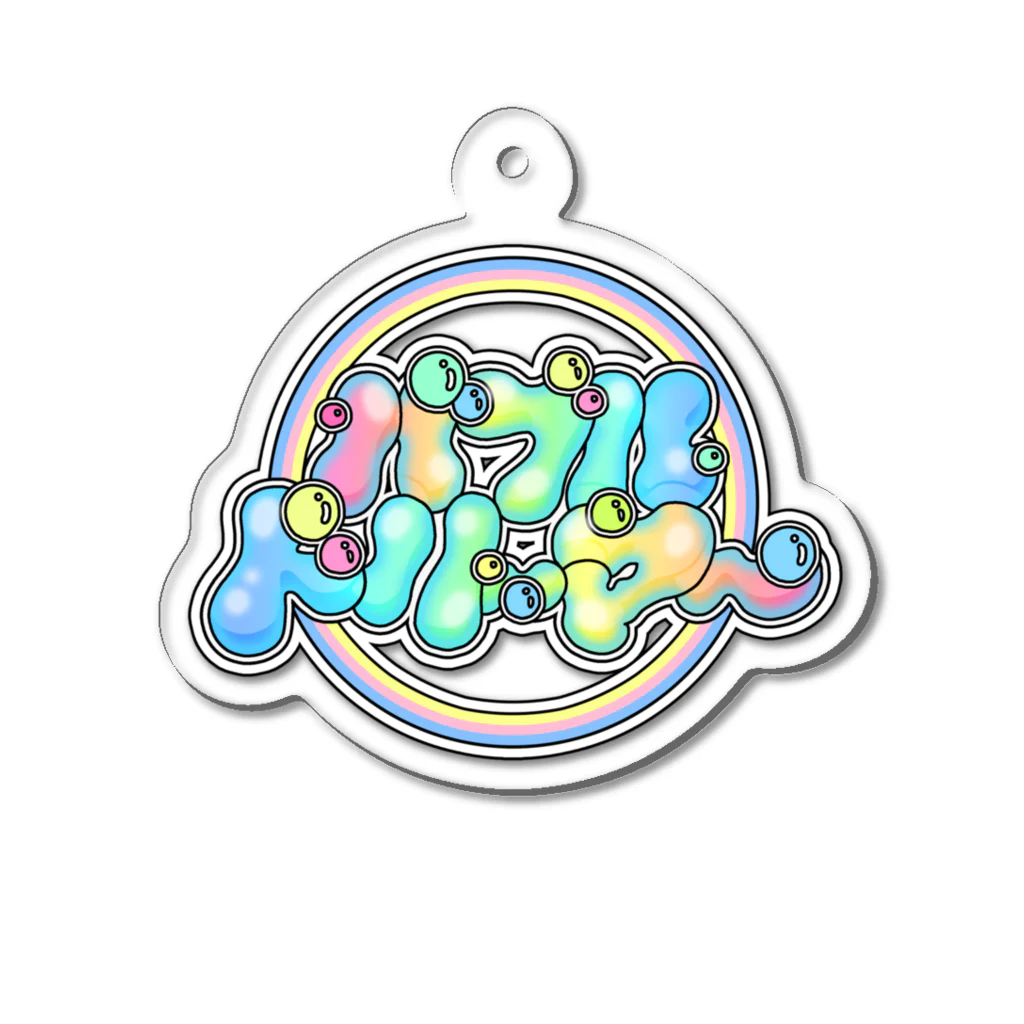 ハヤシレナ♡ネオ♡シャイニーズのバブルドリーマー缶バッチ Acrylic Key Chain