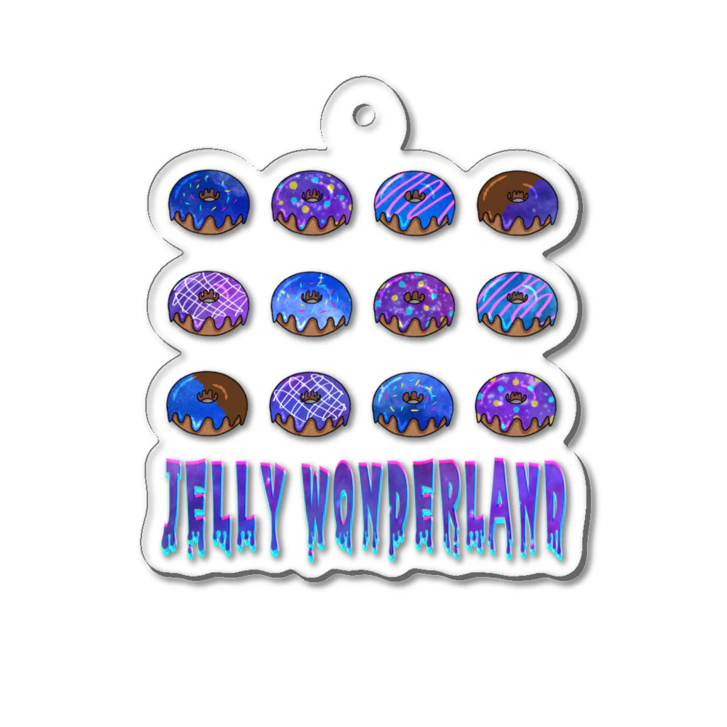 【公式】JELLY WONDERLAND【ショップ】のジェリードーナツ Acrylic Key Chain
