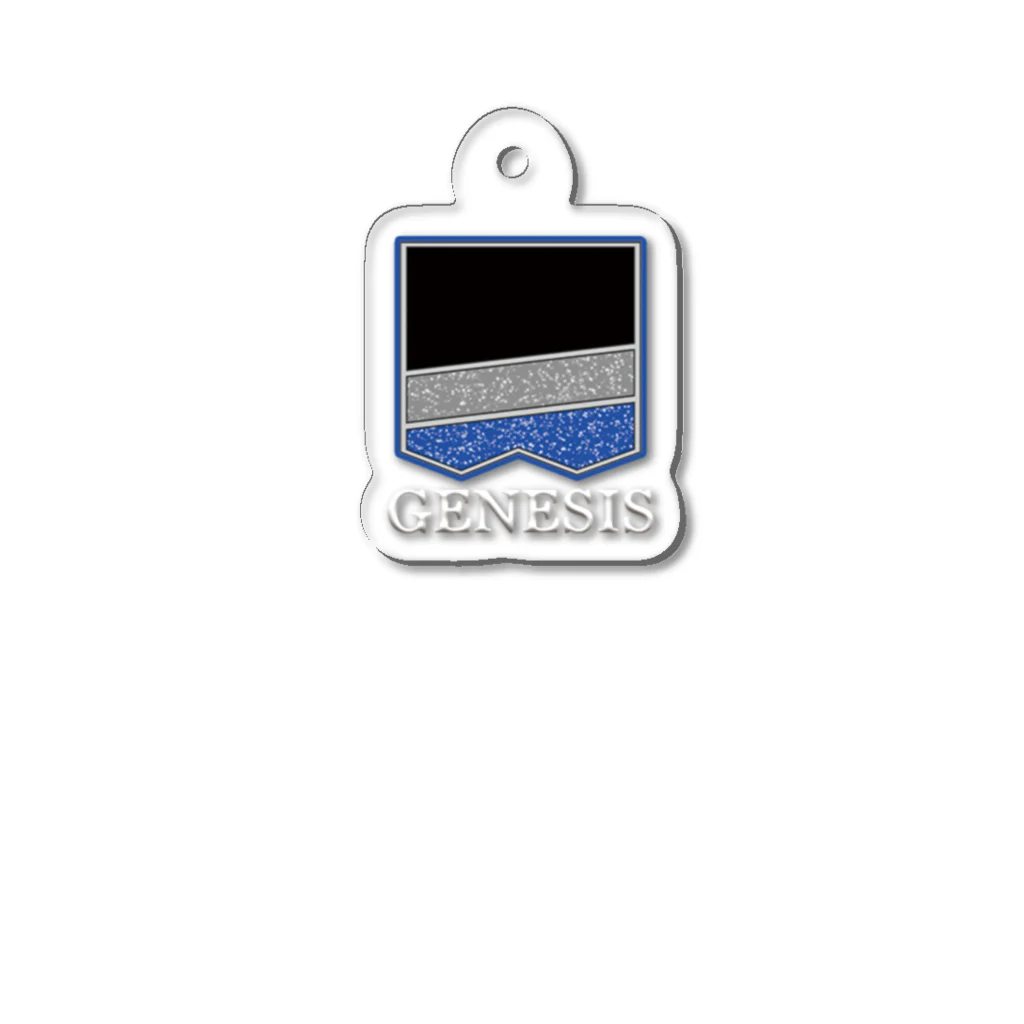 マーチング_GENESISのGENESISアイコン アクリルキーホルダー