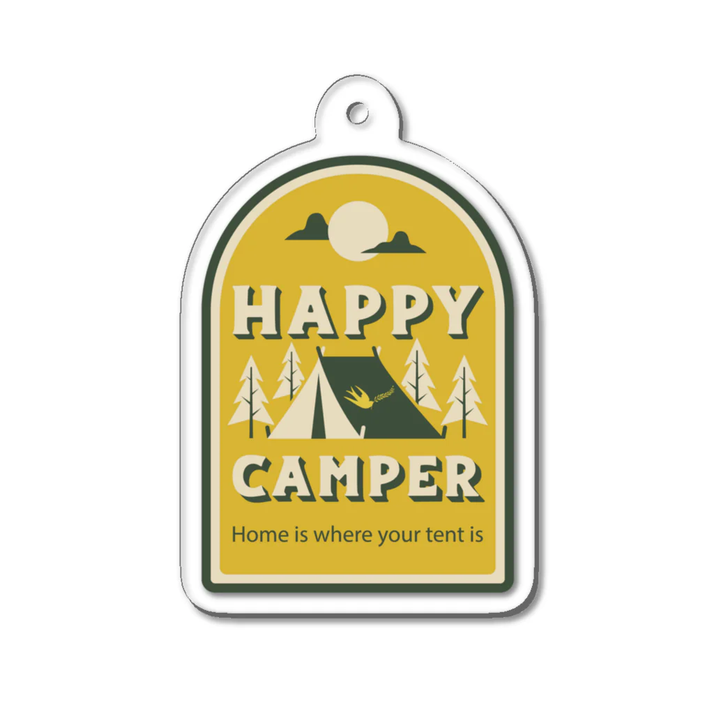 akiemon5963のHappy Camper アクリルキーホルダー