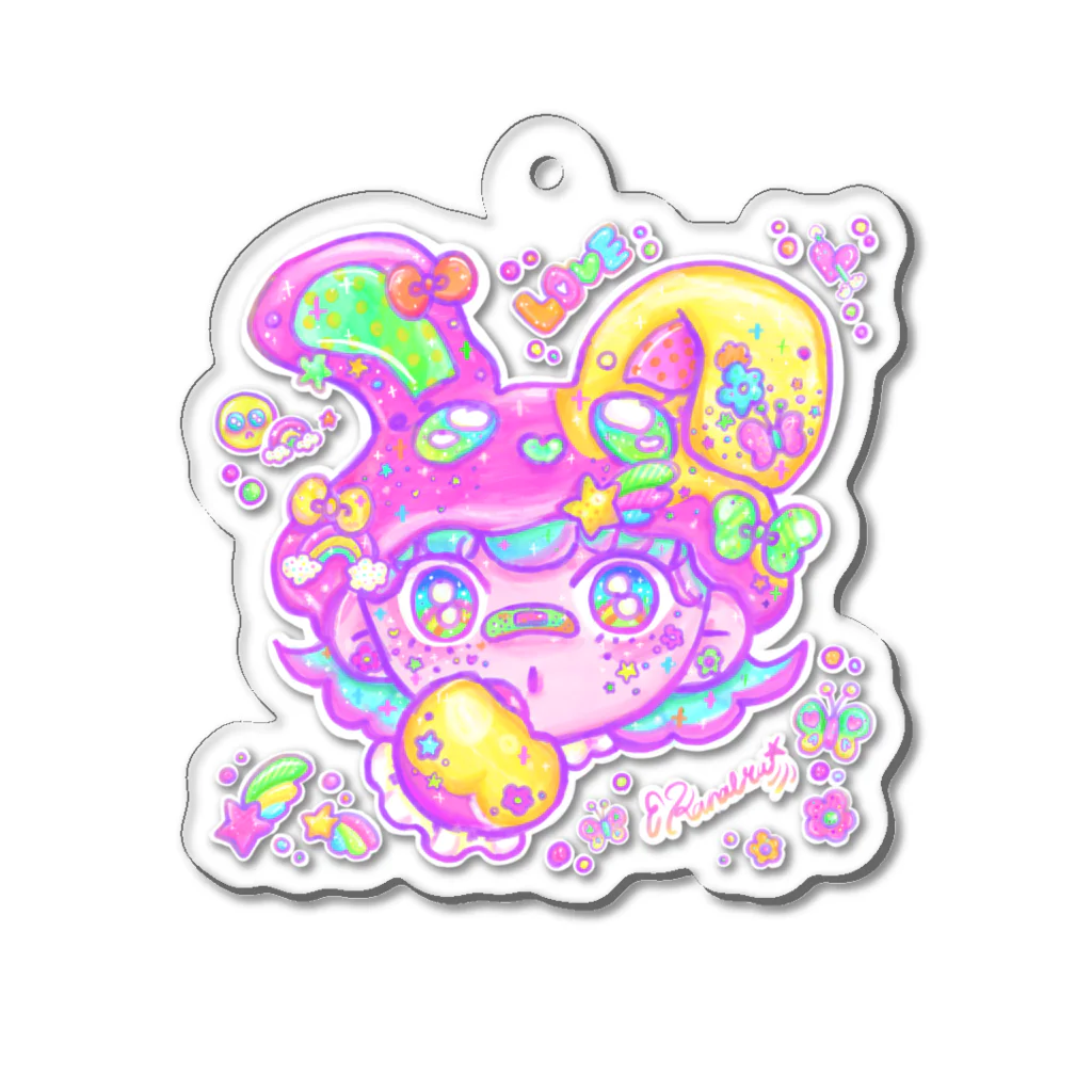 ♡かなえるちゃんハウス♡ の💓ゆめかわちゃん💓 Acrylic Key Chain