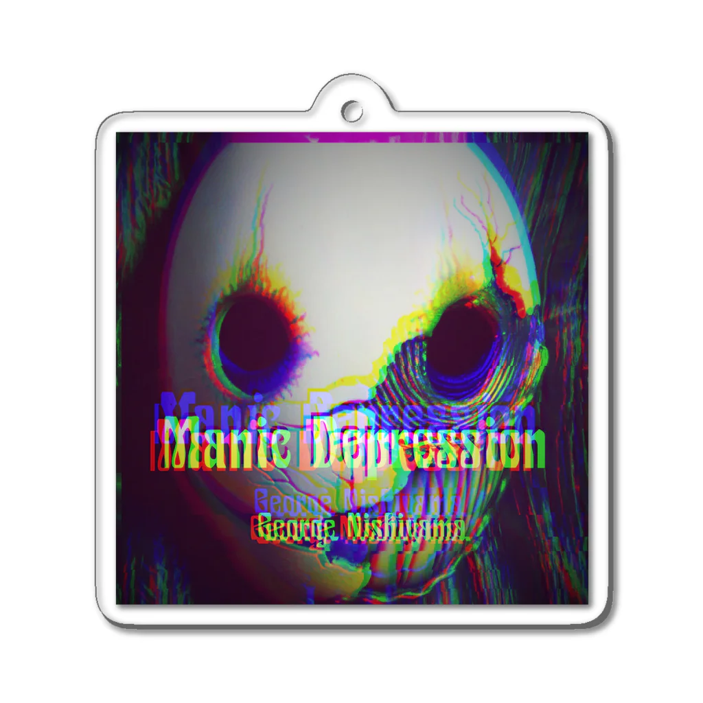 Haphazard Records Goods STOREのManic Depression Acrylic key chain Acrylic Key Chain