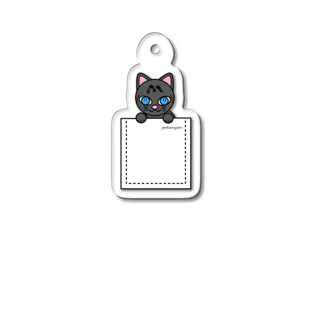 猫部のねこ　pokenyan サバにゃん Acrylic Key Chain