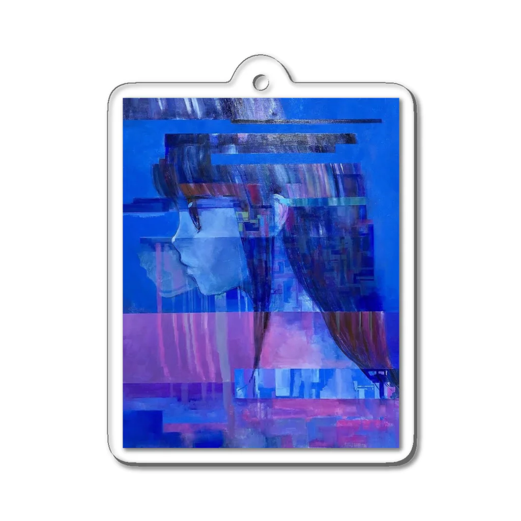 サワダモコ Moco SawadaのDorsolateral prefrontal cortex Acrylic Key Chain