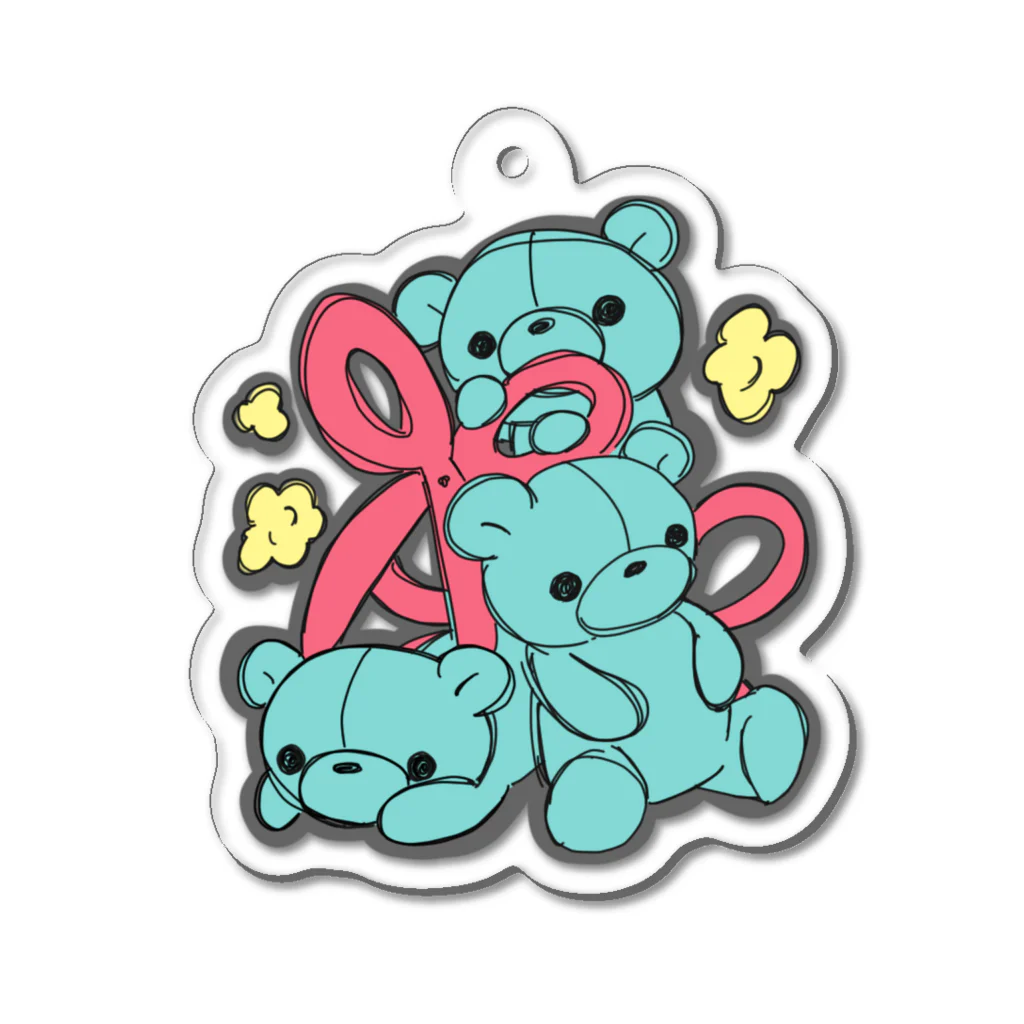 みゃい🧸🐾のはさみくみゃ３ Acrylic Key Chain