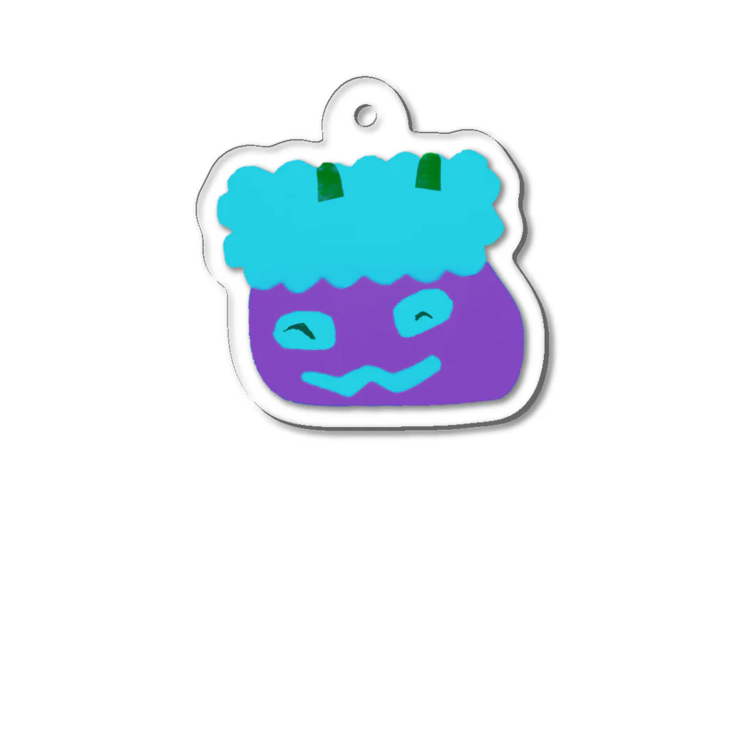 ちびもりのオニタロウ(PURPLE) Acrylic Key Chain