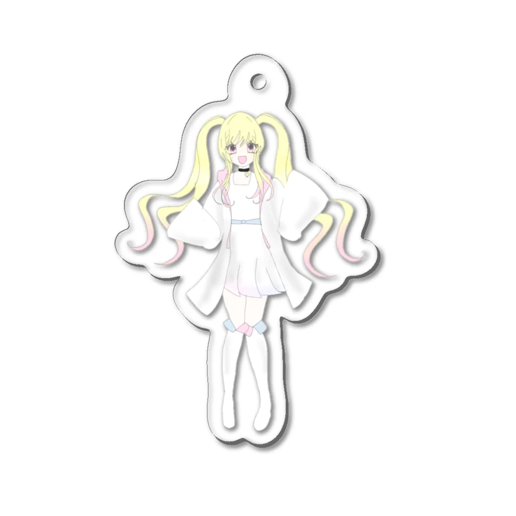 キューキャラのアリスティアYou Tube開始記念グッズ！ Acrylic Key Chain